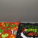 6 Pcs Christmas Chair Covers Christmas Chair Back Covers Xmas Chair Protector Slipcovers Washable Winter Dining Room Seat Covers for Home Hotel Kitchen Decorations  