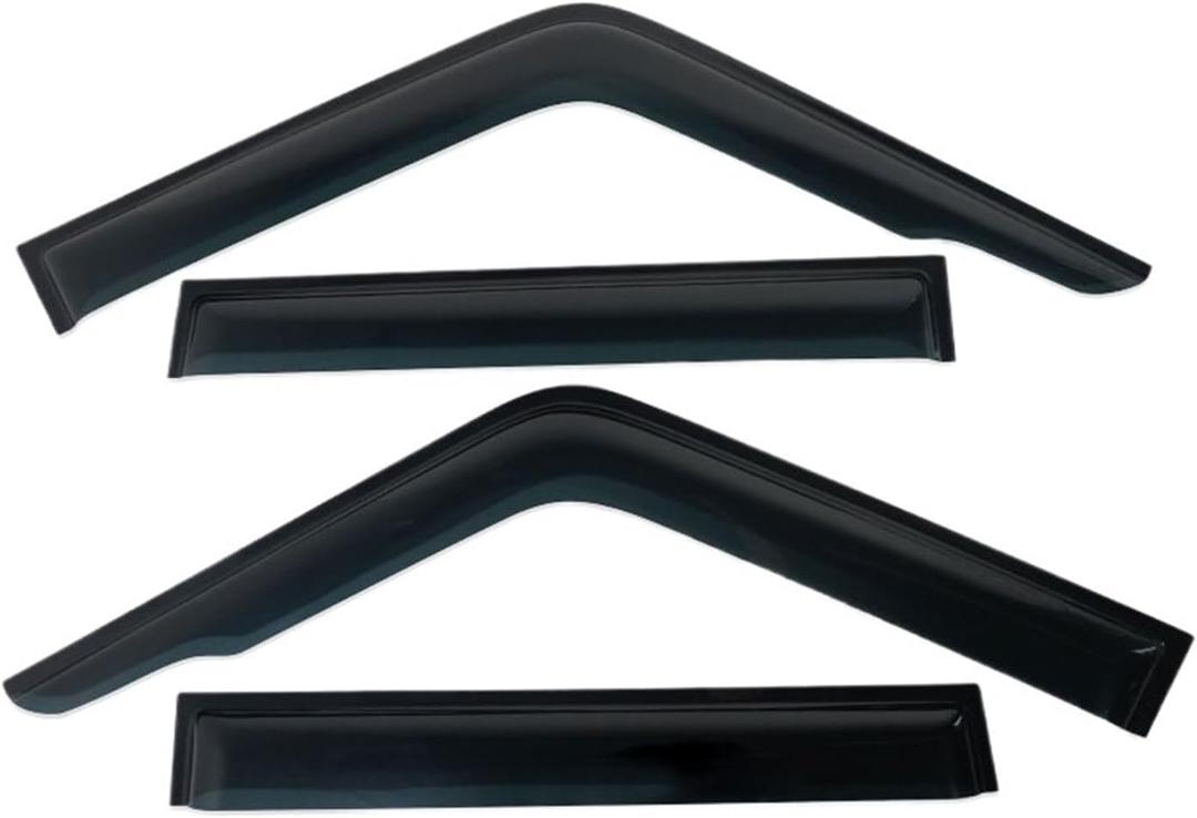 Window Visor Compatible for Toyota Land Cruiser Landcruiser 70 76 78 79 LC70 LC76 LC78 LC79 2007-2024 Car Window Rain Guard Weather Shields