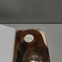 DWY 100% Human Hair Toppers for Women,Lace Front Mono Top Hand-Tied Base Three Clips in Topper,Hair Loss Cover No Bangs,Hair Extensions for Thinning Hair,Light Auburn Brown(14inch)