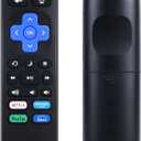 4 x Universal Replacement Remote for Roku Smart TVs, Compatible with TCL/Hisense/Sharp/Philips/onn/Element/Insignia TVs (not Compatible with Roku Stick, Box or Speakers)