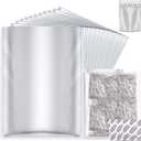 50 Pack 1 Gallon Mylar Bags for Food Storage with Oxygen Absorbers for Rice, Grains, Coffee Beans and Emergency Long Term Food Storage