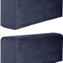 Sofa Armrest Cover,2 PCS Stretch Arm Covers for Chairs Couch Sofa Armchair,Slipcovers for Recliner (Navy Blue)