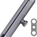 FANAUE Anti-Theft Double Socket Arm Compatible with RAM Mounts B Size Ball Head and Bike Motorcycle Phone Holder, Fits Industry All Standard 1" Ball Adapters, Made of Aluminum Alloy Length 6.06"