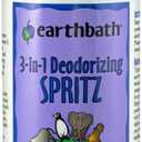 earthbath, Mediterranean Magic 3-in-1 Dog & Puppy Deodorizing Spritz - Dog Odor Eliminator for Strong Odor, Cruelty-Free Dog Cologne, Dog Wash Spray, Made in USA, Dog Bathing Supplies - 8 Oz (1 Pack)
