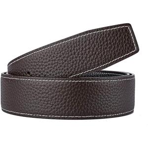 Vatee's Reversible Genuine Leather Belts For Men/Women Replacement Belt Strap Without Buckle 1.25"/1.34"/1.5" Wide (113: Black / Coffee)