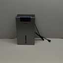 KeepGlad Dehumidifier, Humidity Display Dehumidifier for Basement Bathroom Bedroom, Pewter