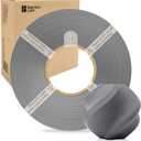 Bamboo Lab 1.75MM PLA Matte Filament High Speed Printing with RFID 1KG +/- 0.03mm Eco Friendly 3D Printer Filament for Bambu Lab P1P/P1S/X1C/X1/A1/A1 Mini (Without Spool) (Ash Gray 11102)