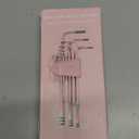 9 PCS Pink Allen Key Set, Cr-V Pink Allen Wrench Set Tools for Women, Long Ball End Hex Key Set, Size 1.5-10mm with Colour-Coding for Home Repair and Ideal Gifts for DIY Enthusiasts