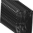 25pcs Thickened Trash Bags Black Garbage Liners for Home Kitchen Bathroom Leak-resistant Waste Bags for Bedroom Office Use