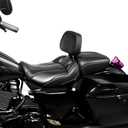 Driver Passenger Solo Seat Backrest Kits Compatible With For Harley Touring Street Road Glide FLHX FLTRX ST 2024 2025 2026 (Black White)
