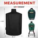 Suphomeware BBQ Grill Cover for Large Green Egg, Waterproof Resistant and Heavy Duty Smoker Barbecue Cover