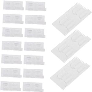 Mikikit 30pcs Holiday Lights Outdoor Clips Outdoor String Lights Sticky Cable Clips