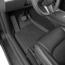 SUPER LINER Tesla Model Y 5 Seat 2021-2024 2025 Floor Mats 6-Piece Set | Extra-Thick TPE All-Weather Floor & Cargo Liners | Pet & Child-Friendly Custom Fit Interior Accessories (Not Fit 7-Seat) (2021-2025 Tesla Model Y 5-Seat -NOT fit Juniper)