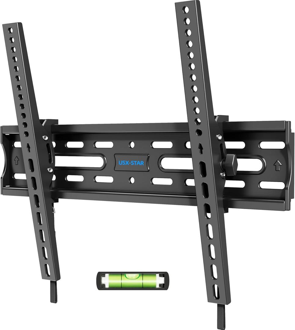 UL Listed Tilting Low Profile TV Wall Mount - Holds Most 26-60 Inch TVs Up to 99 lbs, Quick Release Lock, Max VESA 400x400mm, Fits 8''-16'' Studs - by USX STAR