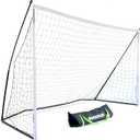 QUICKPLAY Kickster Soccer Goal Range Ultra Portable | Quick and Easy Set Up | Includes Net and Carry Bag | Backyard Soccer Net for Kids & Adults [Single Goal] 8 x 5 ft