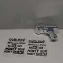 Money Gun Shooter  RUVINCE Money Gun for Movies That Look Real, Prop Gun Make it Rain, Handheld Cash Gun for Game Movies Party (Silver)