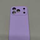 Vooii Compatible with iPhone 11 Case, Upgraded Liquid Silicone with [Flat Edges] [Camera Protection] [Soft Anti-Scratch Microfiber Lining] Phone Case for iPhone 11 6.1 inch - Light Purple