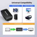 Cable Matters Active DisplayPort Repeater, Support 4K@240Hz up to 32ft, 4K@60Hz up to 80ft, (DP 1.4 Repeater, DisplayPort Signal Booster, DP Amplifier) for VR Headset, Gaming Monitor