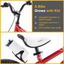RoyalBaby Kids Bike Freestyle Classic 12 14 16 18 Inch Children Bicycle for Ages 3-10 Years Toddler to Big Kids