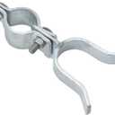 VIVIDA Chain Link Gate Latch 1-3/8" x 1-5/8", Fence Fork Lock, Galvanized Steel, 1 PCS