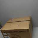 Putnen Under Desk Elliptical Machine, Electric Elliptical Leg Exerciser for Seniors with 12 Adjustable, Portable Quiet Elliptical Exercise Machine, Seated Pedal Exerciser with Remote Control (Orange)