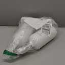 White Soap Dispenser Bathroom Set, Hand and Lotion Dispenser with Pump, Perfect for Bathroom Essentials for New Home. (Silver & White)