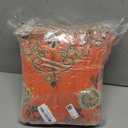 XIBLC Boho Throw Blanket, 100% Cotton Ultra Soft Luxury Throw Rustic Quilt, 80"x90" Floral Printed Farmhouse Decor Bed Summer Blankets, All Season Rustic Reversible Bohemian Throw for Bed - Orange