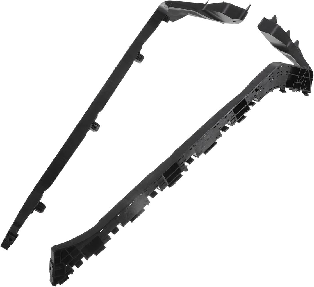 Bumper Support Bracket for Honda Civic Durable No.71593TR0A02/71598TR0A02 | Left and Right Side Rear Bumper Retainer Bracket Hold Mount Black, 1 Pair
