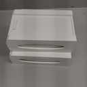 Bamboo Under Desk Drawer, Self-Adhesive Slide Out Under Desk Organizer and Storage Including Mounting Hardware (White)