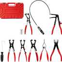 Saker Hose Clamp Pliers Set, Automotive Clamp Removal Tool Kit 9PCS