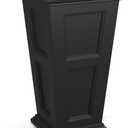Mayne Fairfield 28-Inch Tall Planter Self-Watering, Weather-Resistant Planter for Flowers Durable Outdoor Design for Patio, Porch, or Entryway