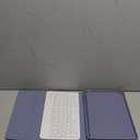 aoub Case for iPad 9th/8th/7th Generation 10.2 inch, Stand Folio Detachable Wireless Bluetooth Keyboard Cover Soft TPU Back Case with Pencil Holder for iPad 10.2 2021/2020/2019, Purple