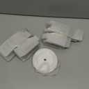 100 Pack 2x2x2 Inches Clear Favor Boxes with Ribbons, Mini Transparent Cube Treat Boxes for Candy & Chocolate Bomb, Plastic Individual Macaron Packaging Box for 2