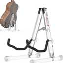 DIDA Guitar Stand, Acrylic Transparent Guitar Stand for Acoustic Guitar, Electric Guitar, Cello, Guitar Holder, Single Guitar Stand, Guitar Accessories (Merry Christmas, Acoustic Guitar)