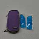 Leng Ke Insulin Cooler Travel Case TSA Approved Ice Packs,Insulin Travel Case for Insulin Pen, Insulin Supplies, Portable Insulin Pen Cooler Travel Case for Travel and Daily Life (Purple)