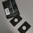 2PCS AirTag Case - Flex Credit Card Size Wallet Holder for AirTag, Purse, Handbag, Backpack, Clutch, Wristlet (Black)