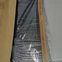 Large Abstract Burnt Orange Framed Canvas Wall Art,Neutral Blue and Black Wall Decor,Modern Brush Stroke Artwork,Minimalist Watercolor Art Print for Living Room,Bedroom,Office- 16"x24"x3