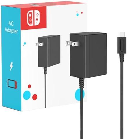 MARSDOCK 45W Charger for Nintendo Switch - 15V 2.6A AC Adapter Fast Charging with 5FT USB C Cord - Compatible with Switch Lite, OLED, Steam Deck - Support TV Mode