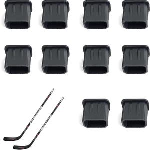 10 Pieces Hockey Stick End Plugs, Hockey Stick Butt End Caps