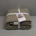 Levtex Home - Mills Waffle - Full/Queen Quilt Set - Taupe Cotton Waffle - Quilt Size (88 x 92in.), Sham Size (26 x 20in.)