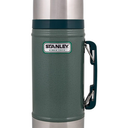 Vintage Stanley, Thermos, Green-Silver, with Handle, Insulated, Beverage, Travel, Stainless Steel, Hot, Cold, Leak-Proof
stanley cup