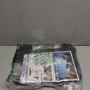 Halloween Yard Signs - 6 PCS Black Cat Decorations with Stakes for Outdoor Scary Silhouette with Glowing Eyes Waterproof Corrugated Plastic Lawn Decor