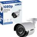 Lorex 1080p HD Bullet Security Camera | Weatherproof Outdoor CCTV Camera with 130ft Night Vision | 90 Field of View | IP66 Rated | Analog HD | ClearNight Imaging | Indoor/Outdoor Use | 2MP