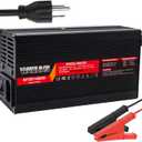 14.6V 20A Charger 12V 20A Smart Charger Used for 4S 12V LiFepo4 Battery Charger with Cooling Fan Aluminum Case Output Alligator Clip