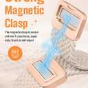 Wearlizer Braided Magnetic Band Compatible with Samsung Galaxy Watch 7 6 5 4 FE Active 2 40mm 44mm/Watch 6 4 Classic 43mm 47mm 42mm 46mm/Watch 5 Pro 45mm Bands,20mm Stretchy Elastic Nylon Strap Women
