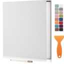 Large Photo Album Self Adhesive Scrapbook Album for 46 810 Pictures DIY Magnetic Linen Cover Album 60 Pages for Family Wedding Gifts with Metal Pen and Plastic Board