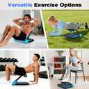 DERACY Sit Up Exercise Equipment, Adjustable Ab Machine, Multi-Functional Sit Up Machine, Ab Workout Equipment, Ab Trainer Machine for Women Men