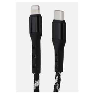 2 Pack ZGEAR 10FT USB-C to 8-pin Braided Cable - Black / SilverAnd For Lightning Tip