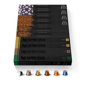 Nespresso Capsules Original Line, Ispirazione Espresso Variety Pack, Medium Roast Espresso Coffee, 100 Count Espresso Coffee Pods