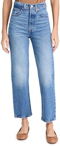 Levi's Women's Premium Ribcage Straight Ankle Jeans W27 L30